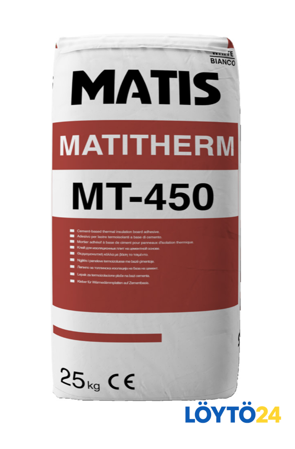 MT-450 Matis MT-450 Matitherm – Korkealaatuinen eristys- ja lämpöpinnoite 25kg - Image 1
