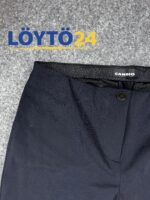 (Suomi) Suorat Mustat Housut - Cambio Ros Summer Cropped - Koko 38 - Pilt 3