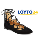 (Suomi) Mokkanahkaiset Ballerinat- Pretty Ballerinas Ella Angelis Negro - koko 37