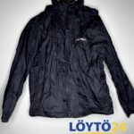 (Suomi) Lasten kevyt musta ulkoilutakki - Stadium Everest – Koko 158/164