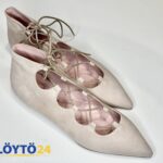 (Suomi) Mokkanahkaiset Ballerinat - Pretty Ballerinas Ella Angelis Tan - koko 39