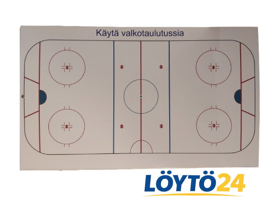 Näyttökuva 2026-3-2 kello 6.31.09 Jääkiekon taktiikkataulu 30x50 cm - Image 1