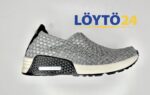 (Suomi) Bernie Mev Best Gem – Naisten Slip-On Tennarit – Hopea Pewter – Koko 37