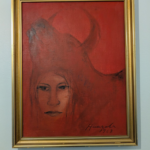 (Suomi) Olavi Haarala maalaus 1968 57x73cm – signeerattu