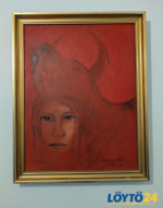(Suomi) Olavi Haarala maalaus 1968 57x73cm – signeerattu