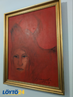 (Suomi) Olavi Haarala maalaus 1968 57x73cm – signeerattu - Image 2