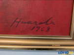 (Suomi) Olavi Haarala maalaus 1968 57x73cm – signeerattu - Image 3