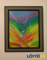 (Suomi) Taulu Matti Mikkola 1971 62x76cm – signeerattu