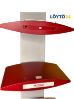 (Suomi) Kenkäteline, tornimalli (6 tasoa) – Myymäläkaluste kenkäkauppaan - Image 4