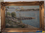 (Suomi) Taulu Alexander Wilhelms 1987 100x75cm