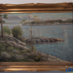 (Suomi) Taulu Alexander Wilhelms 1987 100x75cm