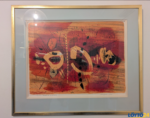 (Suomi) Taulu Lauri Ahlgren 1966 80x67cm