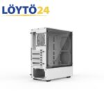 Valkoinen Phanteks Eclipse P300 Miditornikotelo lasisivupaneelilla