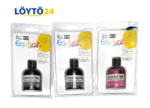 (Suomi) 3kpl musteet tulostimeen (HP, Canon, Epson ym.) | 2kpl Musta, 1kpl Magenta