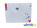 Laadukas ja kotimainen TK-Team magneettinen tussitaulu ( 91x121 cm) alumiinikehyksellä. taulupyyhin.