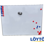 Laadukas ja kotimainen TK-Team magneettinen tussitaulu ( 91x121 cm) alumiinikehyksellä. taulupyyhin.