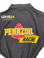 (Suomi) Musta Miesten Pikeepaita | Pennzoil Racing-Logo | Koko S | Miesten Poolopaita - Image 3