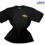 L Musta T-paita Pennzoil Racing-logolla.