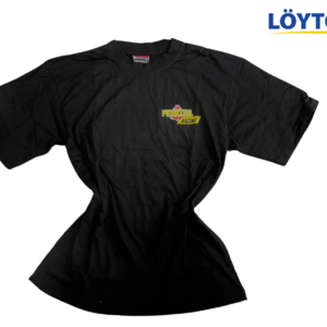 L Musta T-paita Pennzoil Racing-logolla.