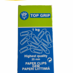 (Suomi) 5 kpl setti | 1kg SAF Top Grip paperiliittimet 25 mm | Säästöpakkaus toimistoon