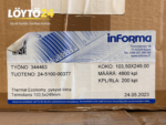Laatikollinen Informan termotarrarullia (200 kpl 103,5 x 249 mm)