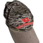 Vintage skateboarding lippis harmaalla camo-kuosilla
