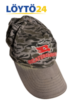 Vintage skateboarding lippis harmaalla camo-kuosilla
