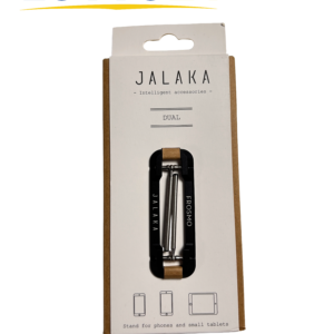 Jalaka Dual puhelintuki ja pidike alkuperäisessä myyntipakkauksessa.