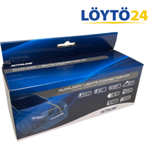 Autoline lisävalojen kytkentäsarja DT-2 tuotepakkaus