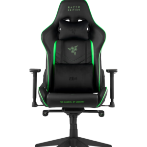 Razer Tarok Pro ergonominen pelituoli niska- ja lannetyynyllä