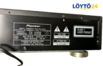 Pioneer PD-M426 CD-soittimen takapaneelin tyyppikilpi ja virtatiedot