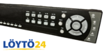 EverFocus ECOR264-9X1 tallentimen etupaneelin ohjauspainikkeet ja LED-merkkivalot