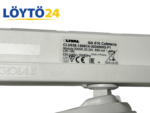 Lival GA 016 CRI90 LED -valaisimen tuotemerkinnät ja mallikoodi 3-vaihekiskosovittimessa.