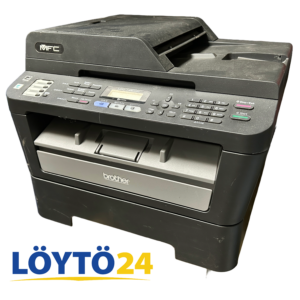 Brother MFC-7460DN monitoimimustavalkolasertulostin etuviistosta