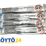 Lähikuva neljästä yksittäispakatusta Freezteq Frozen Damp Proof Course -puikosta