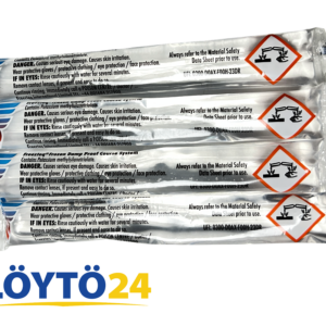 Lähikuva neljästä yksittäispakatusta Freezteq Frozen Damp Proof Course -puikosta