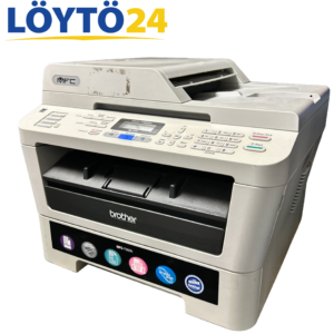 Brother MFC-7360N -laser-monitoimitulostin etuviistosta kuvattuna.