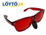 Punaiset GloFX Color Therapy Glasses-väriterapialasit