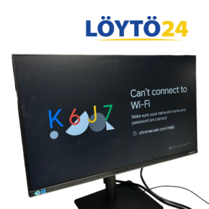 Samsung S24A400VEU 24" Full HD -näyttö edestä kuvattuna ja toiminnassa.