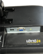 Dahua DHL22-F600 -näytön takapaneelin HDMI-, VGA- ja Audio In -liitännät.