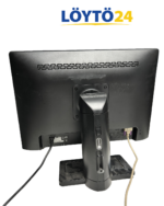 BenQ BL2201PT -näytön takapoli, säädettävä jalusta ja kytketyt kaapelit.
