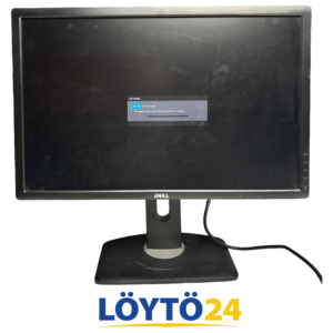 Dell U2412M IPS-näyttö päällä työpöydällä