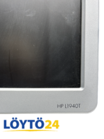 HP L1940t -mallimerkintä näytön etukehysten alakulmassa