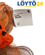 (Suomi) Monipuolinen Halloween Koristesetti | 4 klp | Hautakivi, Valo-Kranssi, Kurpitsa ja Luurangot - Pilt 8