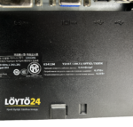 Dell U2412M -näytön takapaneelin DVI-, VGA- ja USB-liitännät