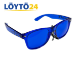 Siniset GloFX Color Therapy Glasses väriefektilasit