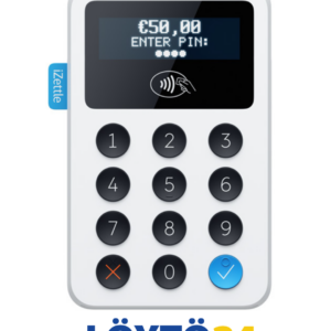 Valkoinen iZettle-kortinlukija tuotekuva